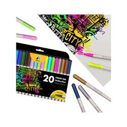 Adel Marker Prime Ink Multisurface 20'li Karma - Thumbnail