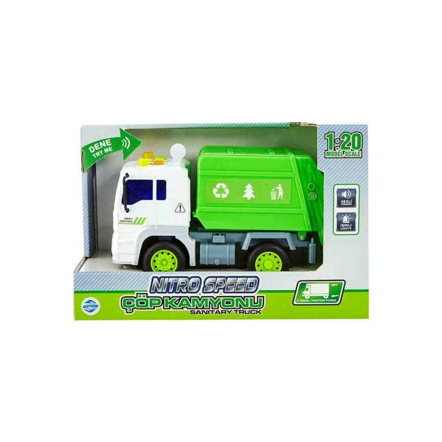 Adel Nitro Speed Çöp Kamyonu 1:20