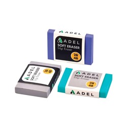 Adel Silgi Soft Eraser 2B-4B - Thumbnail