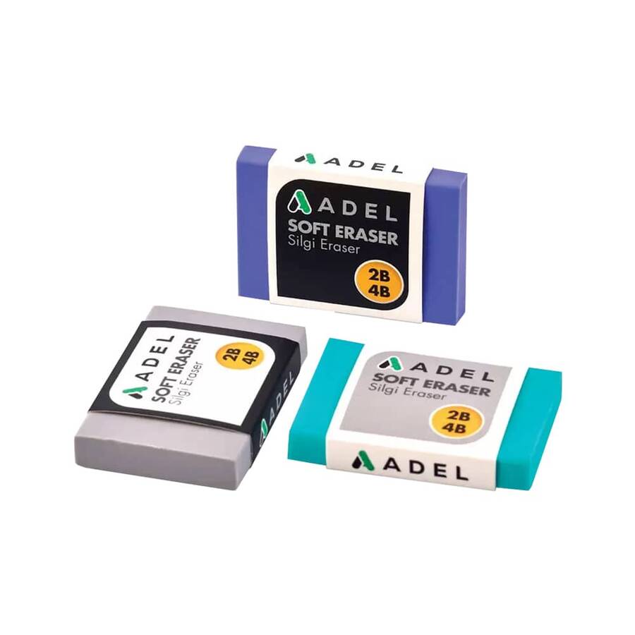 Adel Silgi Soft Eraser 2B-4B