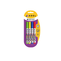 Adel - Adel Tekstil Markörü 4'lü FABER 2201000032