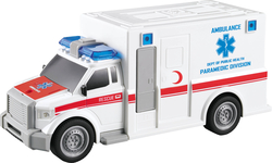 Adeland Nitro Speed 1:20 Polis Ambulans Beyaz - Thumbnail