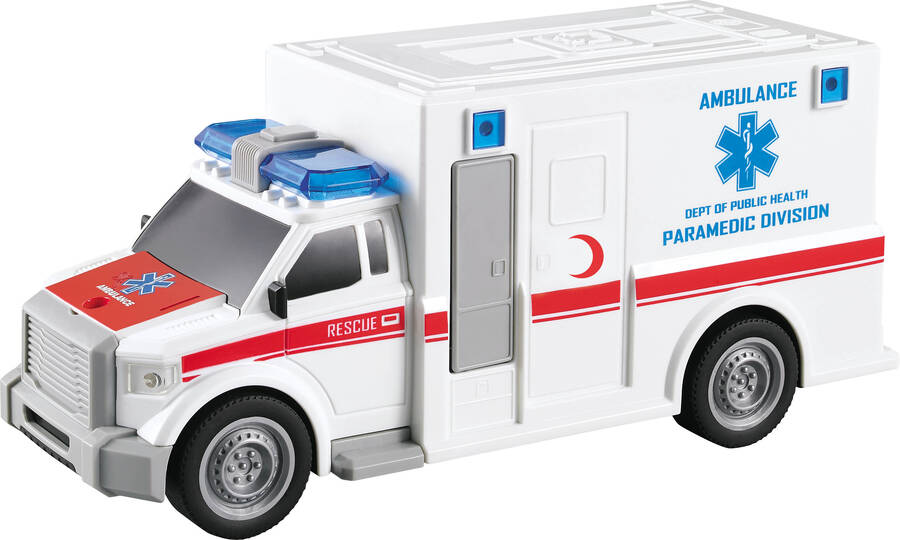 Adeland Nitro Speed 1:20 Polis Ambulans Beyaz