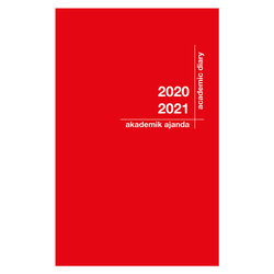 Akademi Çocuk - Akademi Çocuk Akademik Ajanda 2021-2022 Kırmızı 3078