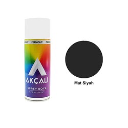 Akçalı - Akçalı Sprey Boya 400ml Mat Siyah