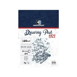 Alex Schoeller - Alex Schoeller Drawing Pad A4 120 gr Spiralli 30 Yaprak