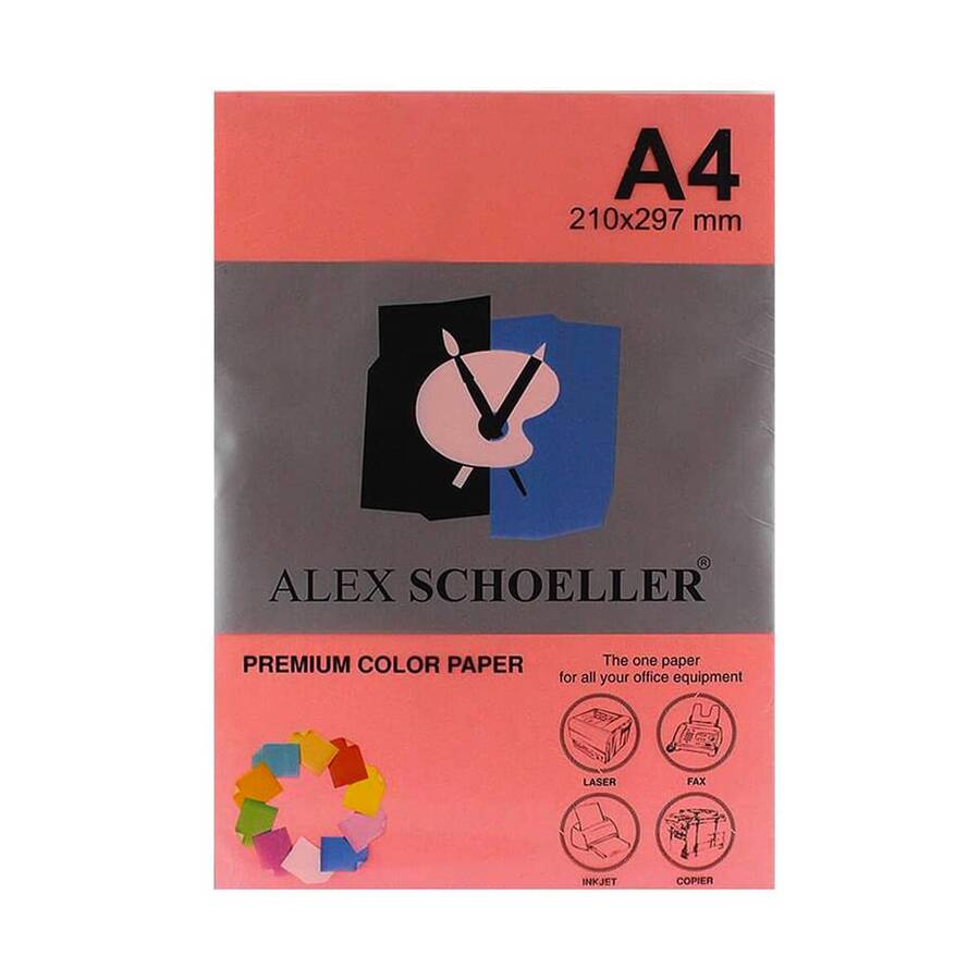 Alex Schoeller Fotokopi Kağıdı Fosforlu Pembe A4 500'lü 742