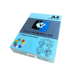 Alex Schoeller - Alex Schoeller Fotokopi Kağıdı Renkli A4 500'lü -520 Açık Mavi