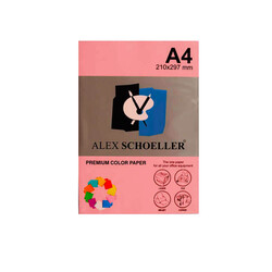Alex Schoeller - Alex Schoeller Fotokopi Kağıdı Renkli A4 500'lü -570 Pembe
