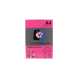 Alex Schoeller - Alex Schoeller Fotokopi Kağıdı Renkli A4 500'lü -750 Kırmızı (1)