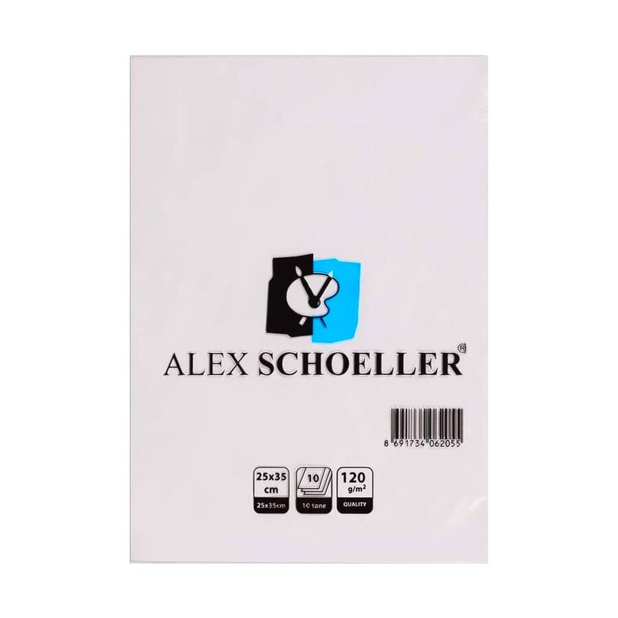 Alex Schoeller Resim Kağıdı 25x35 cm 120 gr 10'lu