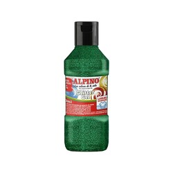 Alpino Dm-50 Glitter 250 ml Suluboya Simli Yeşil - Thumbnail