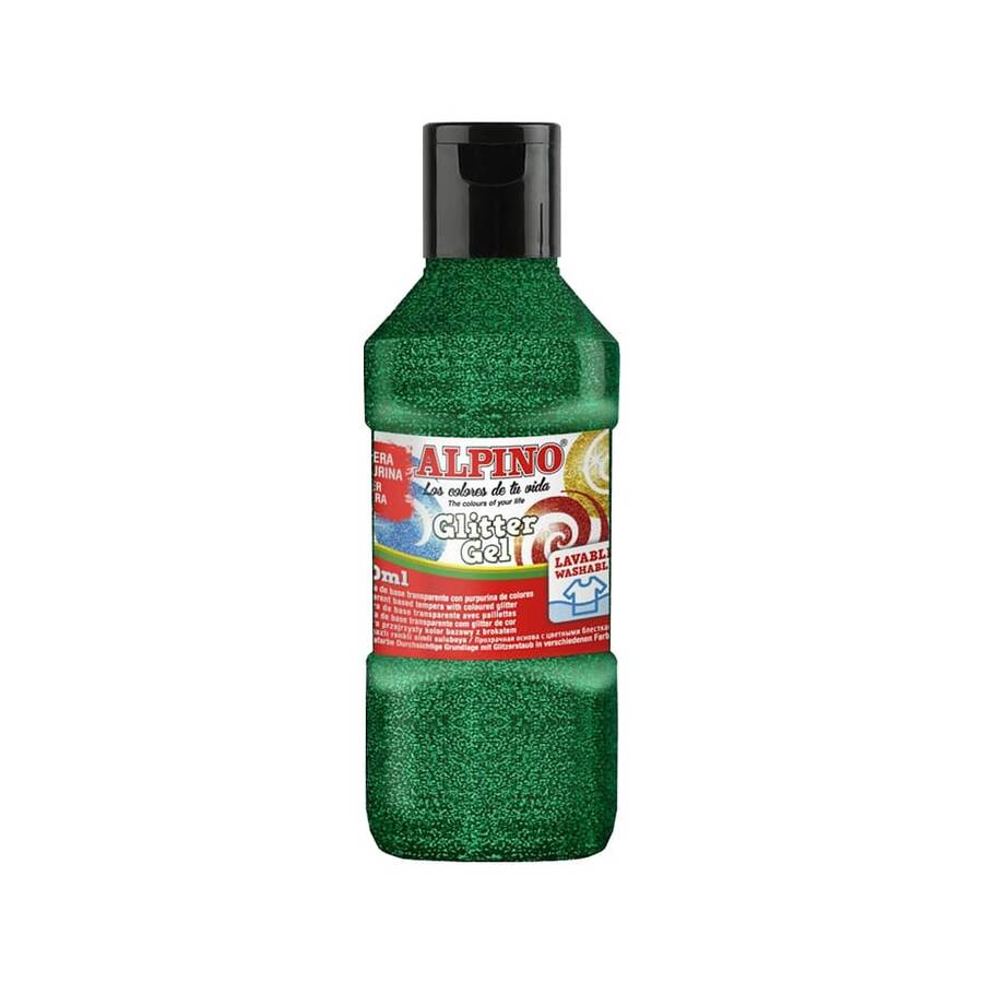 Alpino Dm-50 Glitter 250 ml Suluboya Simli Yeşil