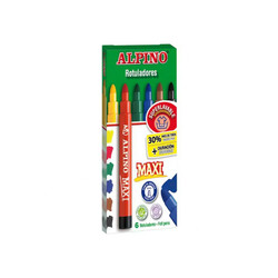 Alpino - Alpino Keçeli Kalem Maxi 6'lı