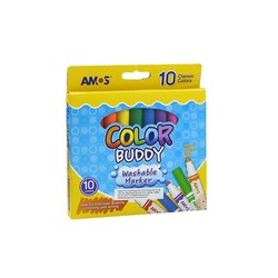 Amos - Amos Buddy Keçeli Boya Kalemi Jumbo Yıkanabilir M