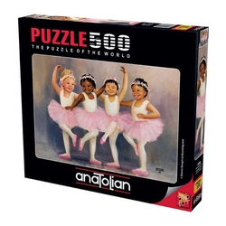 Anatolian Puzzle Minik Balerinler Little Ballerinas 500'lü - Thumbnail