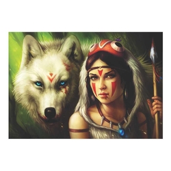 Anatolian Puzzle Savaşçı Prenses Warrior Princess 500'lü - Thumbnail