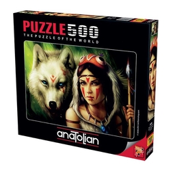 Anatolian Puzzle Savaşçı Prenses Warrior Princess 500'lü - Thumbnail