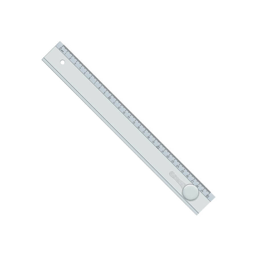 Ark Cetvel Mercekli Şeffaf 30 cm