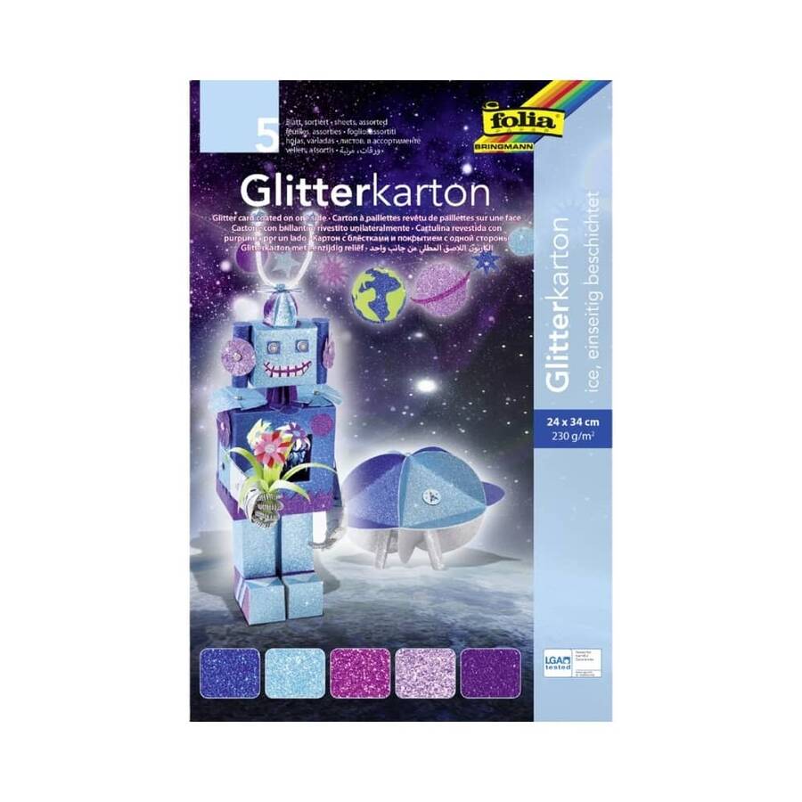 Art Simli Karton Ice 24x34 cm 5 Renk