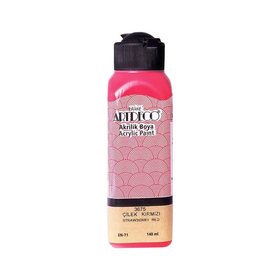 Artdeco Akrilik Boya 140 ml Çilek Kırmızısı