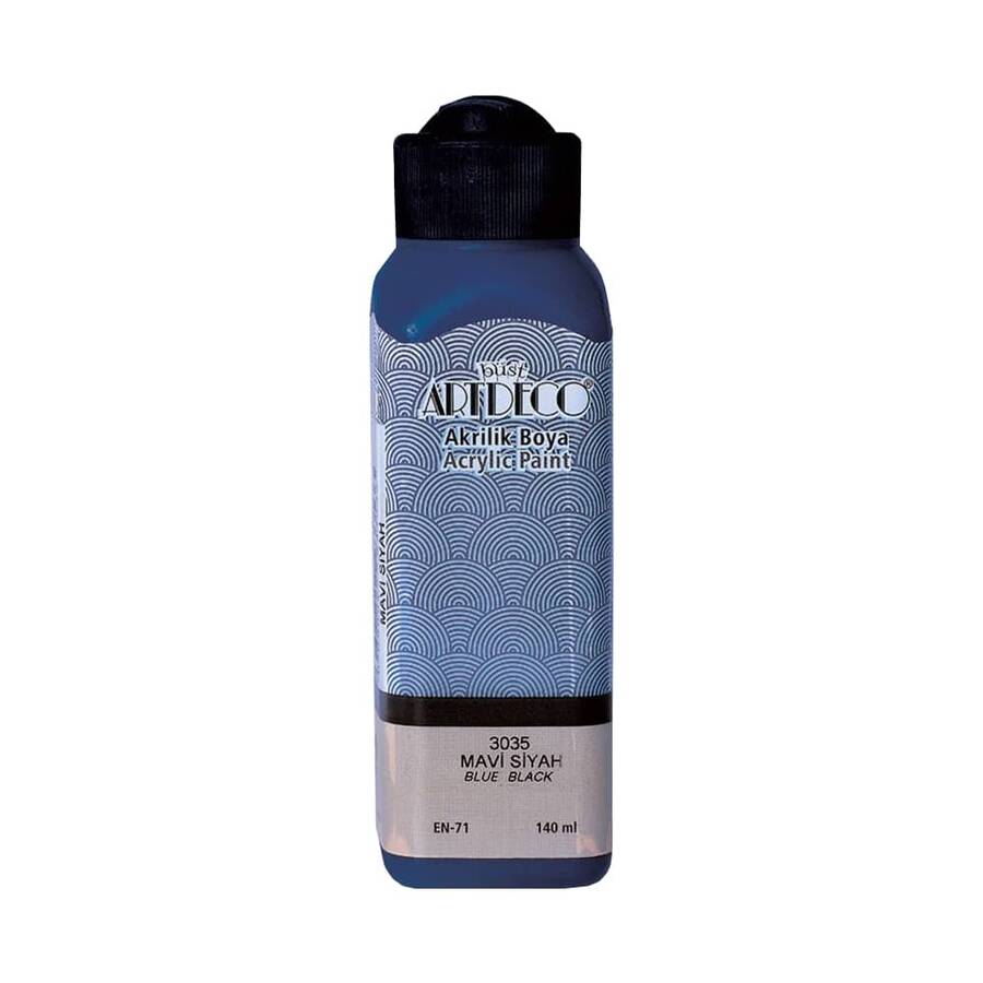 Artdeco Akrilik Boya 140 ml Mavi Siyah