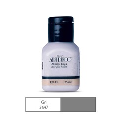Artdeco - Artdeco Akrilik Boya 25 ml Gri