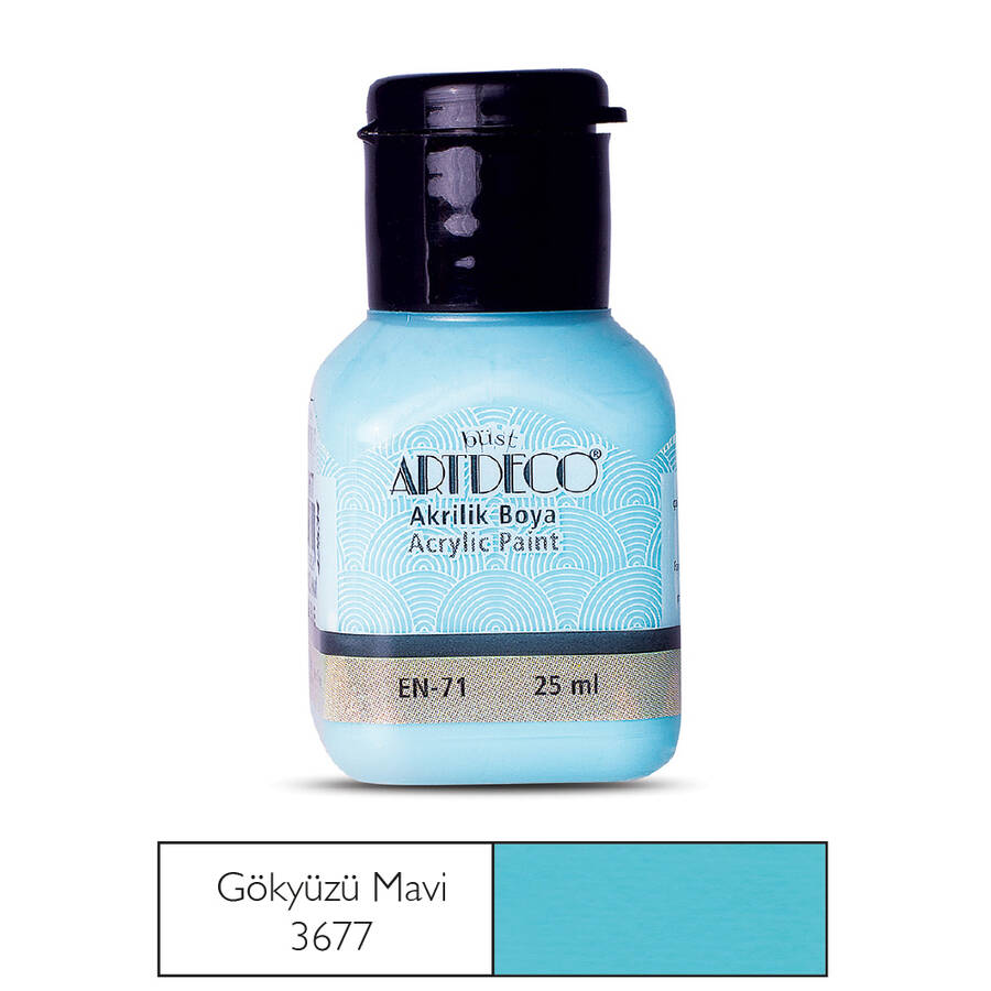 Artdeco Akrilik Boya 25 ml Gökyüzü Mavi