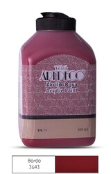 Artdeco Akrilik Boya 500ml Bordo - Thumbnail