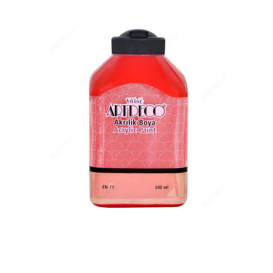 Artdeco Akrilik Boya 500 ml Kırmızı