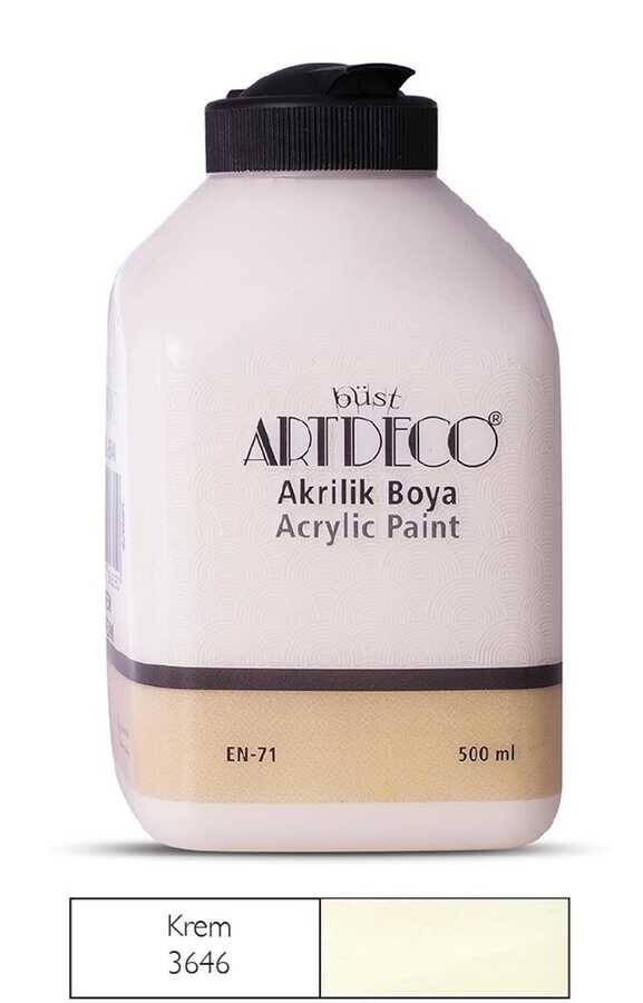 Artdeco Akrilik Boya 500ml Krem