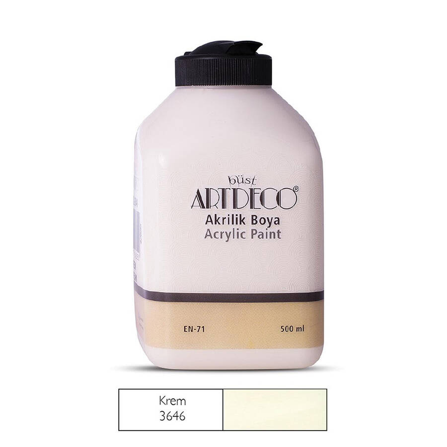 Artdeco Akrilik Boya 500ml Krem