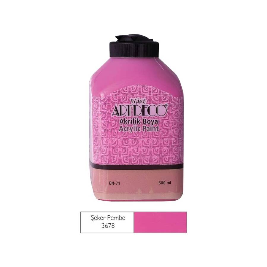 Artdeco Akrilik Boya 500 ml Şeker Pembe