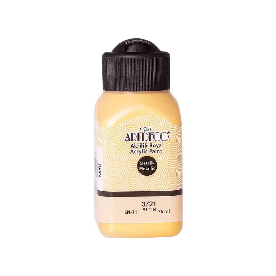 Artdeco Akrilik Boya Metalik 75 ml Altın