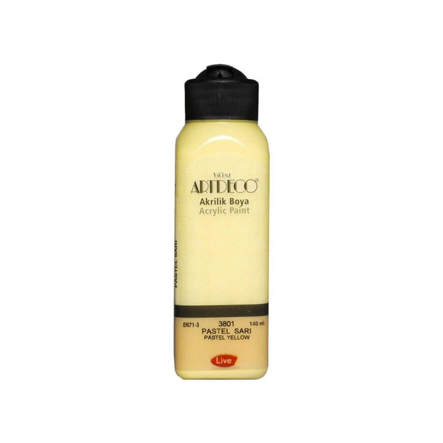 Artdeco Akrilik Boya Pastel Sarı 140 ml