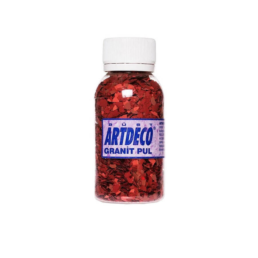 Artdeco Granit Pul 100 ml Kırmızı