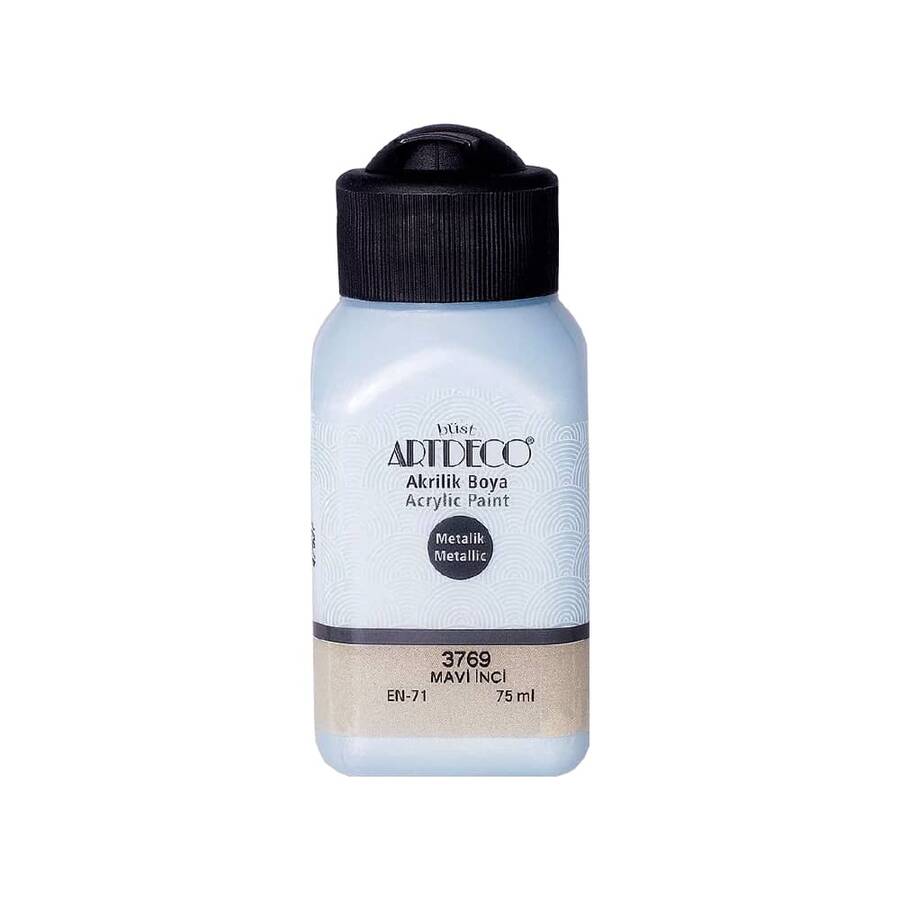 Artdeco Akrilik Boya Metalik 75 ml Mavi İnci