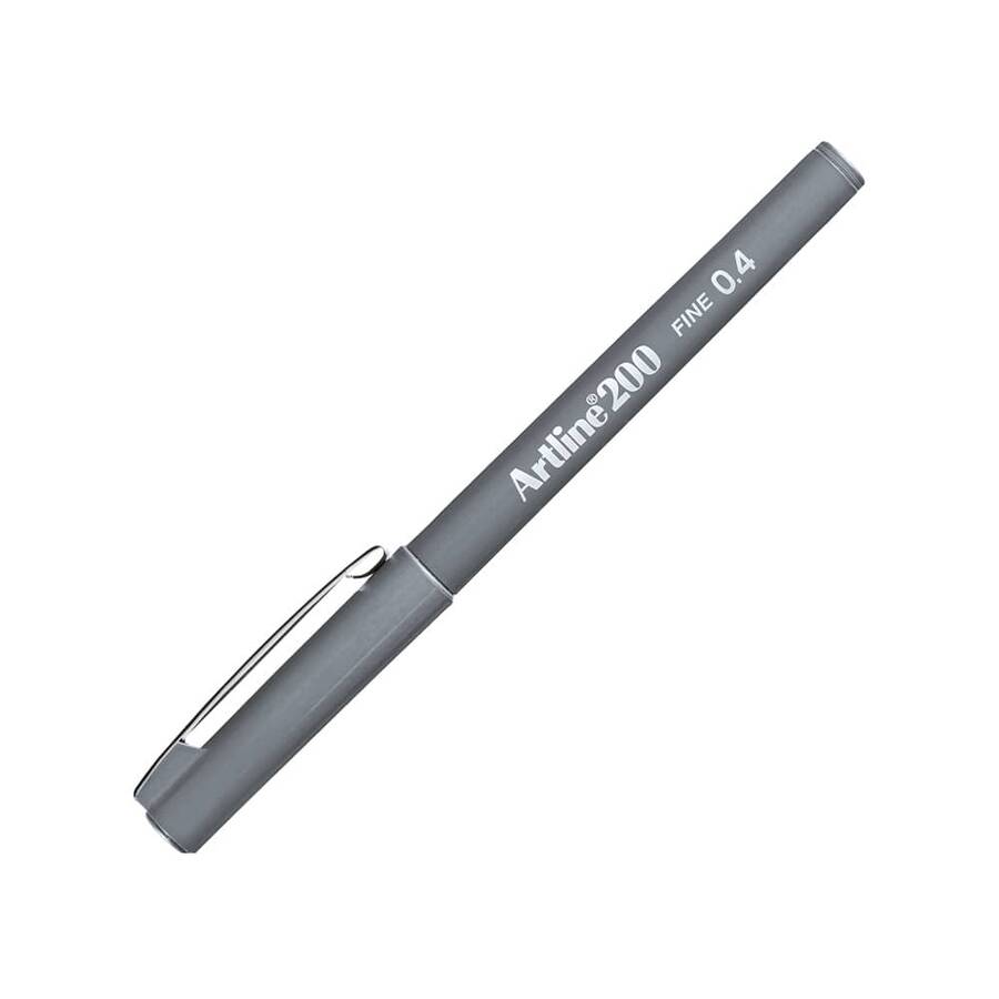 Artline 200 Yazı Kalemi Fineliner 0.4 mm Gri