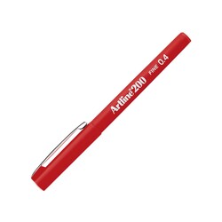 Artline - Artline 200 Yazı Kalemi Fineliner 0.4 mm Koyu Kırmızı