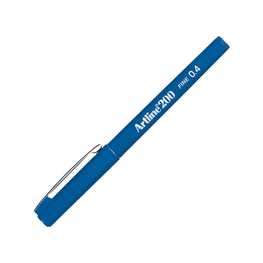 Artline 200 Yazı Kalemi Fineliner 0.4 mm Mavi