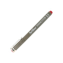 Artline 234 Çizim Kalemi Drawing System 0.4 mm Kırmızı - Thumbnail