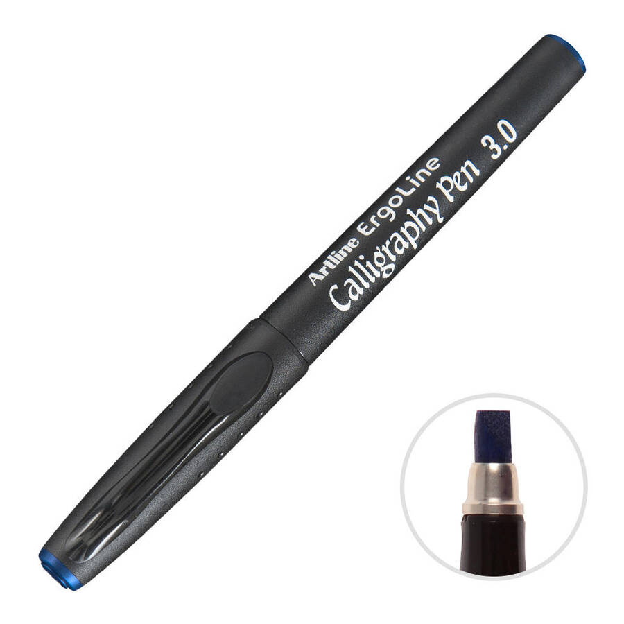 Artline 243 Kaligrafi Kalemi 3.0 mm Mavi