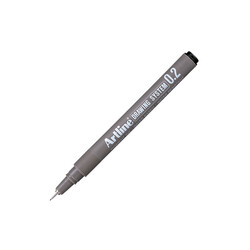 Artline 232 Çizim Kalemi Drawing System 0.2 mm Siyah - Thumbnail