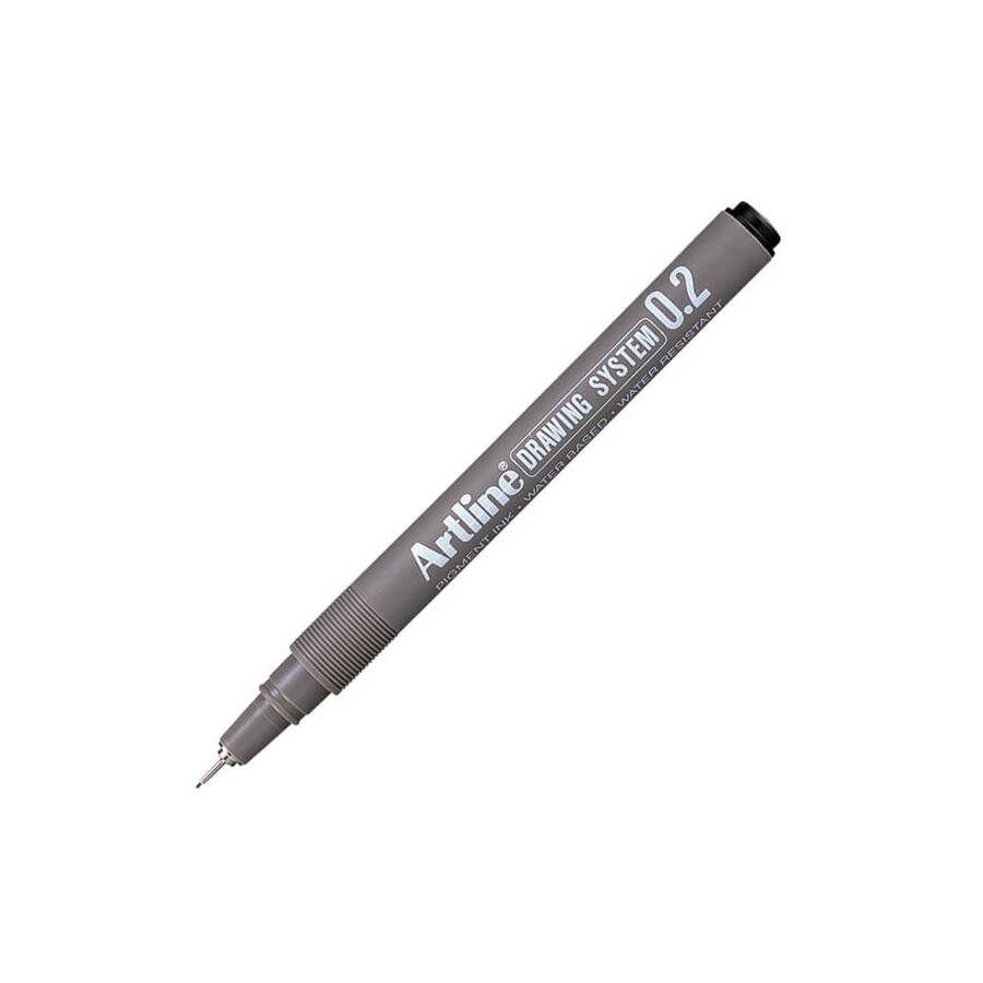 Artline 232 Çizim Kalemi Drawing System 0.2 mm Siyah