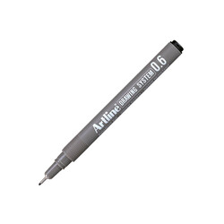 Artline 236 Çizim Kalemi Drawing System 0.6 mm Siyah - Thumbnail