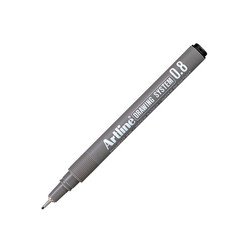 Artline 238 Çizim Kalemi Drawing System 0.8 mm Siyah - Thumbnail