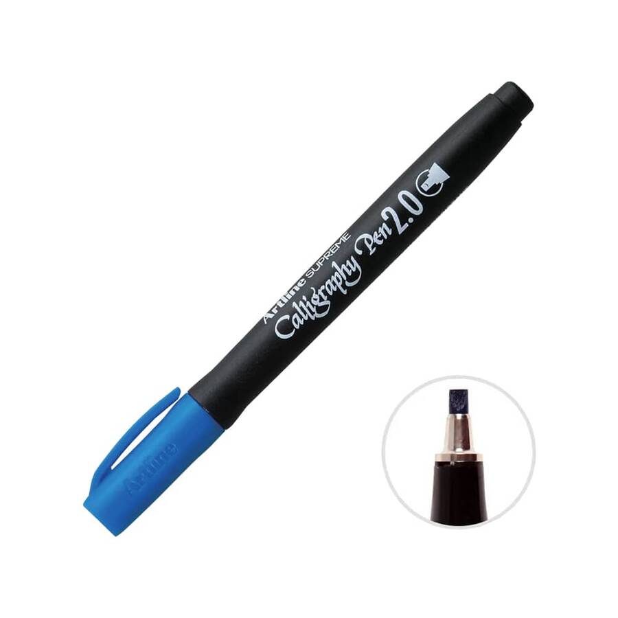 Artline Kaligrafi Calligraphy Kalemi Supreme 2.0 Mavi 
