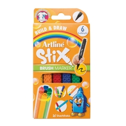 Artline - Artline Marker Stix Brush 6'lı
