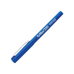 Artline - Artline Yazı Kalemi Super Fine İnce Keçe Uçlu 0.2 mm Royal Mavi