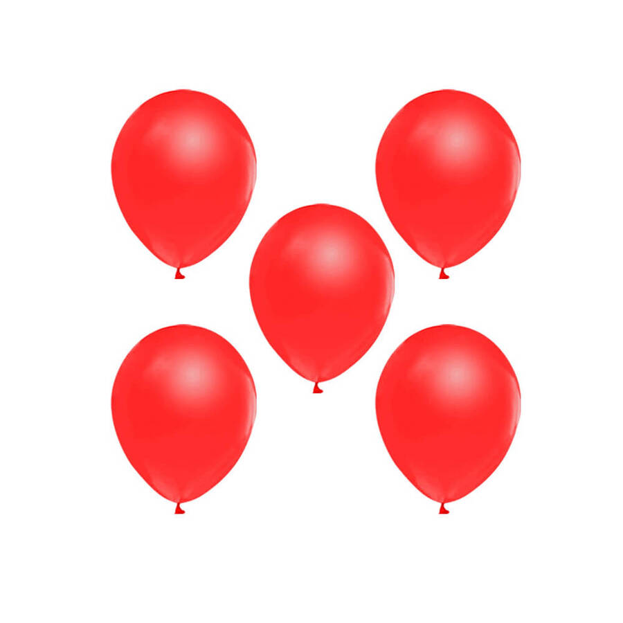 Balon Kırmızı Renk 10'lu